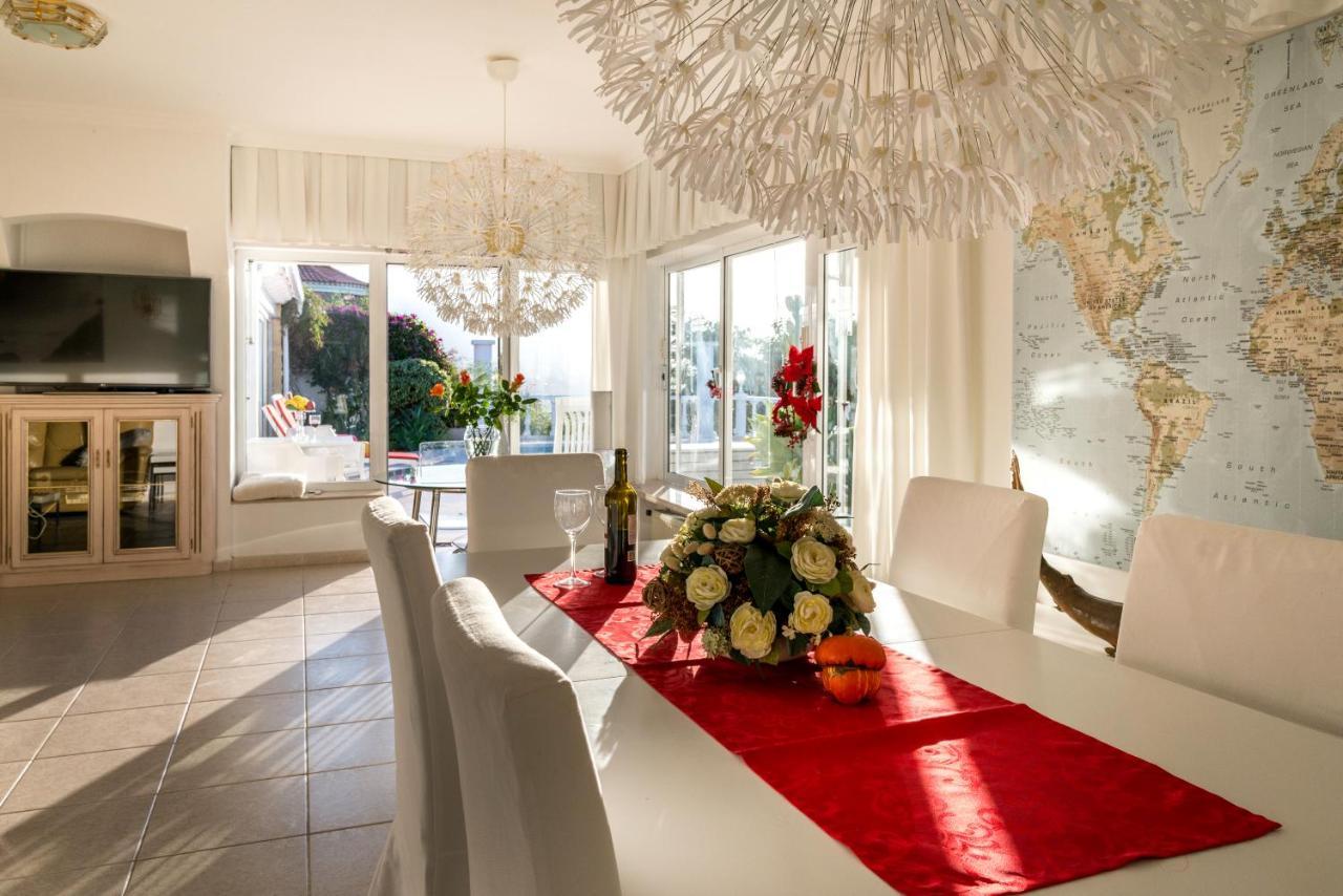 Relaxing Villa Heated Pool Luxurious Views Massage Santa Ursula  Luaran gambar
