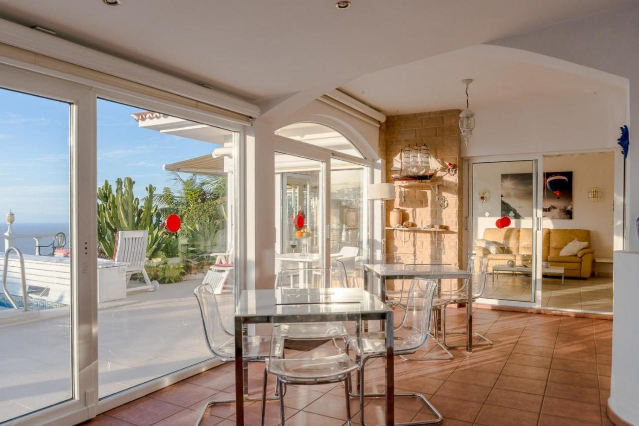 Relaxing Villa Heated Pool Luxurious Views Massage Santa Ursula  Luaran gambar